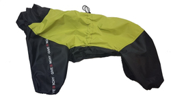 LifeDog Дождевик для больших пород собак, желтый/черный, размер 4XL, спина 55см