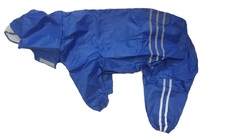 АНТ DefPet Дождевик-трансформер для больших пород собак, синий, размер L, спина 65-69см