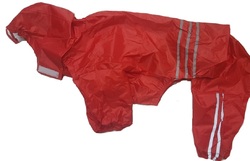 АНТ DefPet Дождевик-трансформер для больших пород собак, красный, размер L, спина 65-69см
