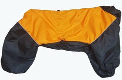 LifeDog Комбинезон для больших пород собак, оранжевый/черный, размер 6XL, спина 65см