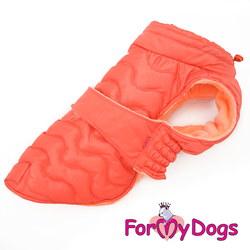 ForMyDogs Попона для собак средних пород, оранжевая, размер А1, А2
