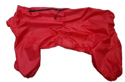 LifeDog Дождевик для крупных собак, красный, размер 7XL, спина 75-85см
