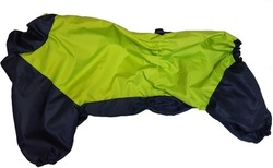 LifeDog Дождевик для средних пород собак, неон/черный, размер 3XL, спина 48-50см