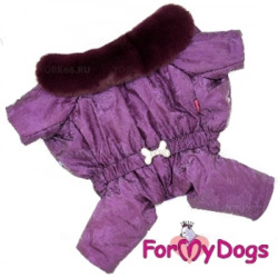 ForMyDogs Комбинезон для собак фиолетовый, размер №20, модель для девочек