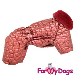 ForMyDogs Комбинезон для собак бронзовый, размер №16, модель для девочек