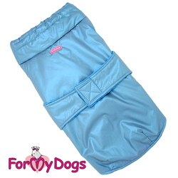 ForMyDogs Попона для крупных собак голубой металлик, размер D2, D3
