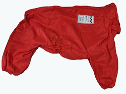LifeDog Дождевик для больших пород собак, красный, размер 5XL, спина 60см