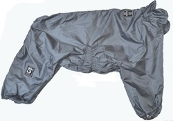 PetsBand Дождевик для больших пород собак, серый, размер 4XL, спина 55см