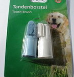 Beeztees Зубная щетка для собак резиновая, 2шт. в упаковке, 5,5см