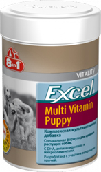 8 in 1 Excel Multi Vitamin Puppy. Мультивитаминная добавка для щенков (100 таб)