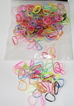 Kylin Fashion Резинки для волос разноцветные в пакетике в упаковке 250шт