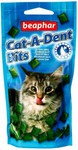 Beaphar Cat-A-Dent Bits Подушечки для чистки зубов у кошек 35г*75шт