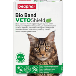 Beaphar Bio Band ошейник для кошек и котят от блох, клещей, комаров 35см