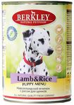 Berkley(Беркли) Консервы для щенков Ягненок с рисом 400г