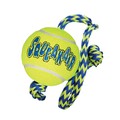 Kong Игрушка для собак Air &quot;Теннисный мяч&quot; с канатом средний