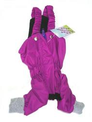 ZooPrestige Брюки для собак, утепленные, фиолетовый цвет, на флисе, размер XL