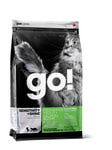 Petcurian Pet Nutrition Go! Natural Беззерновой Корм для котят и кошек с чувствительным пищеварением с Форелью и Лососем, сух.