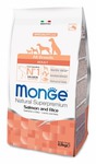 MONGE Dog Speciality корм для собак всех пород лосось с рисом, сух.