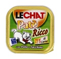 MONGE Lechat консервы для кошек курица/индейка 100 г