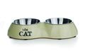 Beeztees Best Cat Миска 2в1 для кошек двойная бежевая 160мл*26,5*15см