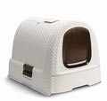 Curver Petlife Туалет-домик для кошек, кремово-коричневый, 51*39*40см (198849)