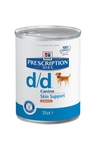 HILL'S Консервы PD Canine d/d Salmon для собак, лосось, лечение пищевых аллергий, 370г