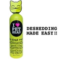 Pet Head DE SHED ME for Cats Шампунь клубнично-лимонадный "Чудо-линька" для линяющих Кошек , без сульфатов и парабенов, 355мл