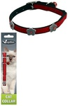 Papillon     10/28,  (Reflective velvet cat collar 10 mm x 28 cm, colour red) 270103