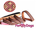 ForMyDogs Поводок для собак "Stars", цвет коричневый, размер 13,0ммх1,2м