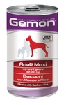 MONGE Gemon Dog Maxi консервы для собак крупных пород кусочки говядины с рисом 1250 г