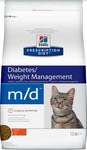 HILL'S PD Feline m/d Для кошек, обмен веществ, лечение сахарного диабета, ожирение, сух.1,5кг
