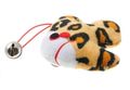 V.I.Pet Игрушка для кошек Рыбка с колокольчиком на резинке, 8х9см