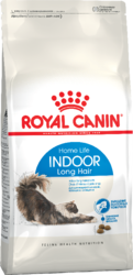 Royal Canin Сухой корм Indoor Long Hair 2 кг для домашних длинношерстных кошек