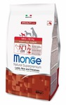 MONGE Dog Speciality Mini корм для щенков мелких пород ягненок с рисом, сух.
