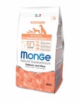 MONGE Dog Speciality Puppy&Junior корм для щенков всех пород лосось с рисом, сух